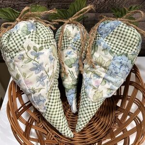 Handcrafted Fabric Carrots